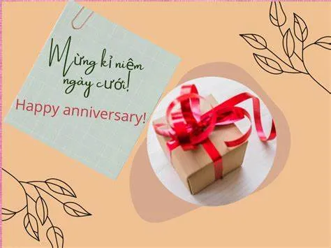 Gợi ý quà tặng kỷ niệm ngày cưới theo năm
