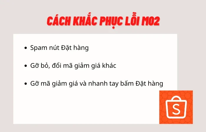 Hướng dẫn "từng bước" cách sử dụng Mã M02 để "chốt đơn" siêu tiết kiệm