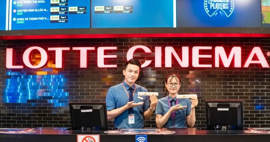 cách sử dụng phiếu quà tặng Lotte Cinema